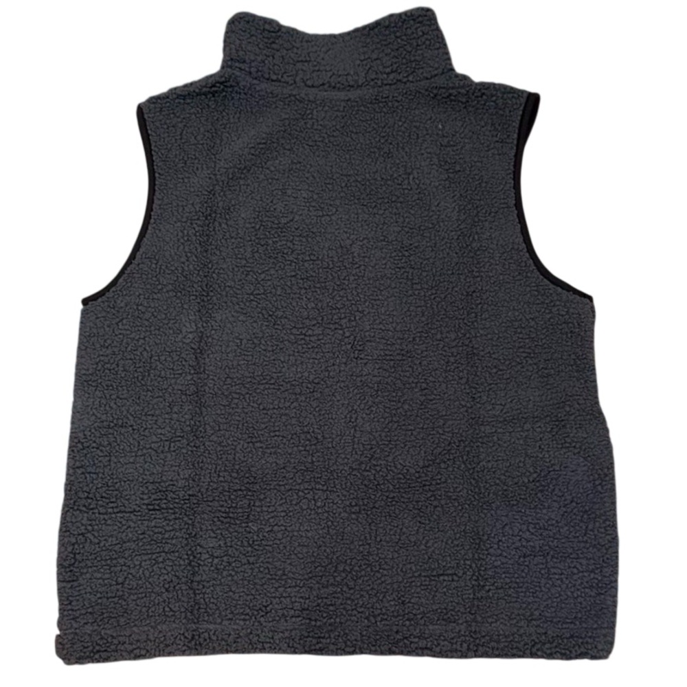 Victoria's Secret PINK Sherpa Sleeveless Vest Gray Large New Limited Edition Y2K - Picture 3 of 6